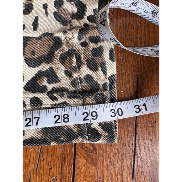 Aelfric Eden Leopard Jeans Size 34 Unisex Sizing Wide Leg - Picture 11 of 16